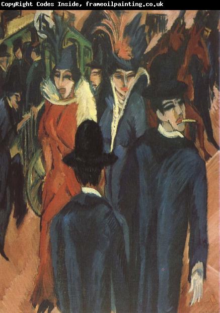 Ernst Ludwig Kirchner Gatuscen from Berlin